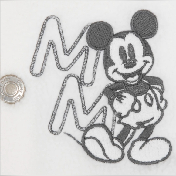 Disney Baby Mickey Mouse Bomber Jacket Sherpa Varsity Sz 12-18M - Picture 5 of 12